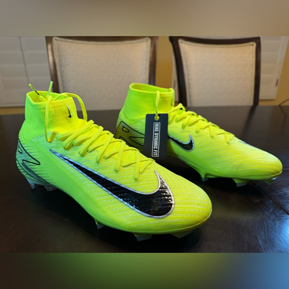 New Nike Zoom Mercurial Superfly 10 Elite FG Mad Voltage Soccer Cleats US 12